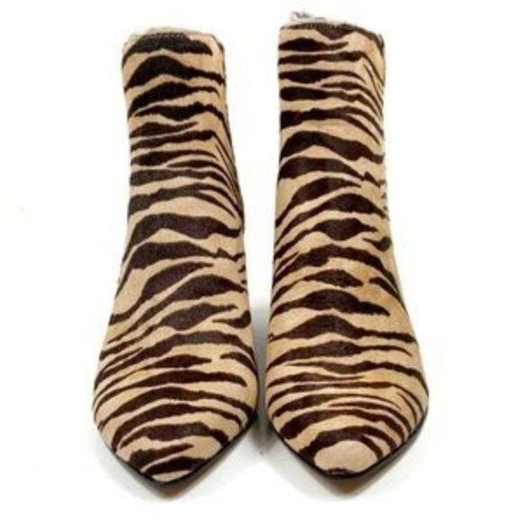 Dolce Vita Coltyn Calf Hair Leopard Ankle Bootie Size 7M Might Fit More Like 6.5 - Picture 3 of 15
